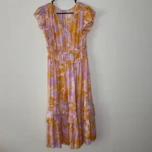 jade green midi dress Baltic Born Womens Shaneen Ruched Midi Dress | Jade Floral Shimmer